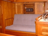 Starboard side of saloon